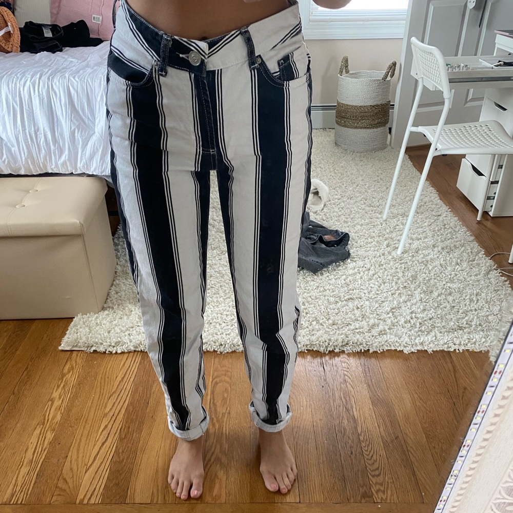 Bdg striped mom jeans